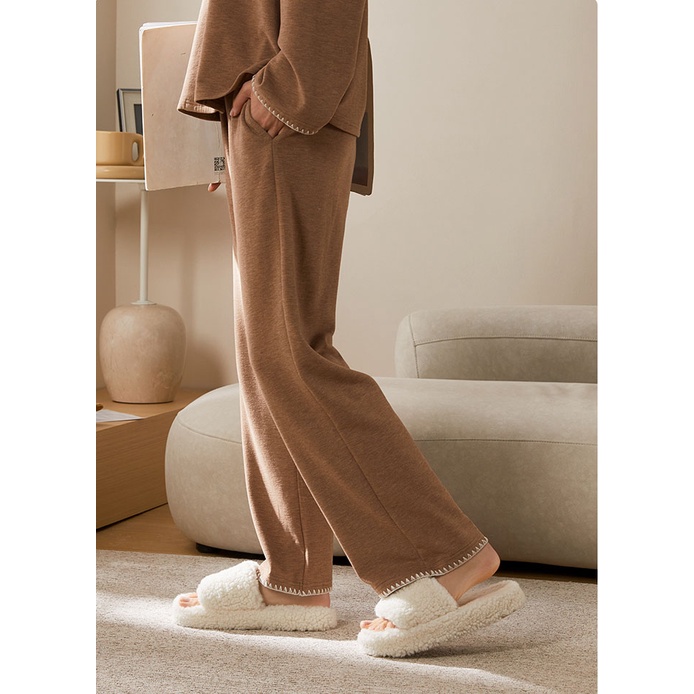 Dép bông đi trong nhà POSEE PS4009W chống trượt thời trang thu đông 2022 đáng yêu dành cho nữ