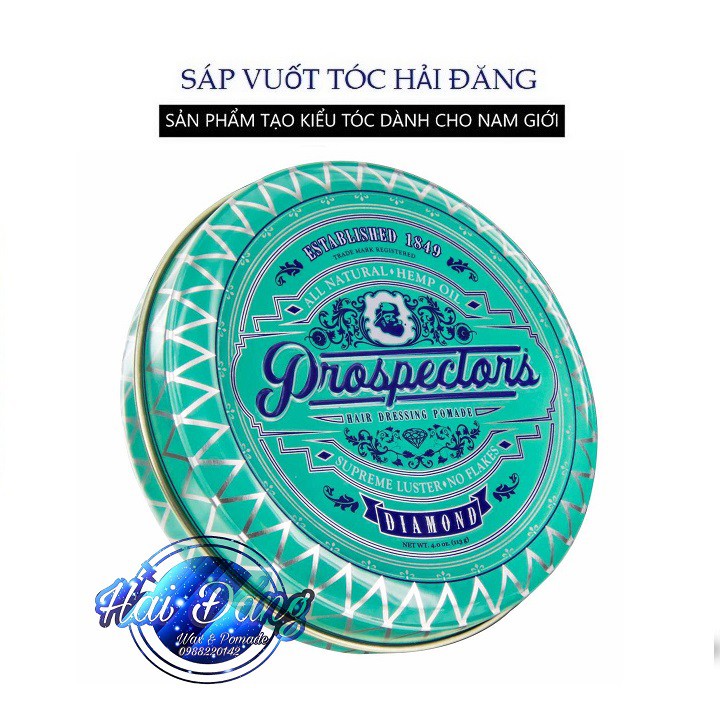 [ Chính Hãng USA ] Sáp vuốt tóc Prospectors Diamond Pomade