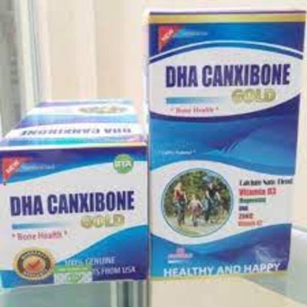 - Viên Bổ sung Canxi DHA Canxibone Gold Mỹ -Lọ 60 Viên