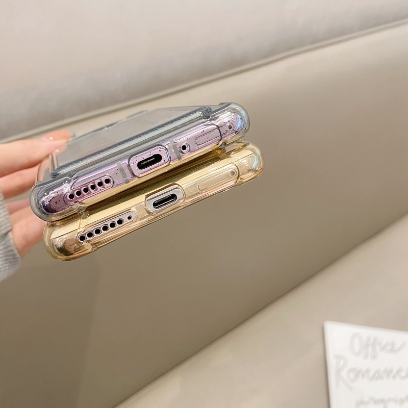 Ốp Điện Thoại Silicon Mềm Trong Suốt Có Ngăn Đựng Thẻ Cho Huawei P30 P40 Pro Mate 30 40 Pro
