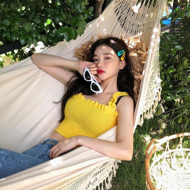 kẹp tóc hình giọt nước nhiều màu