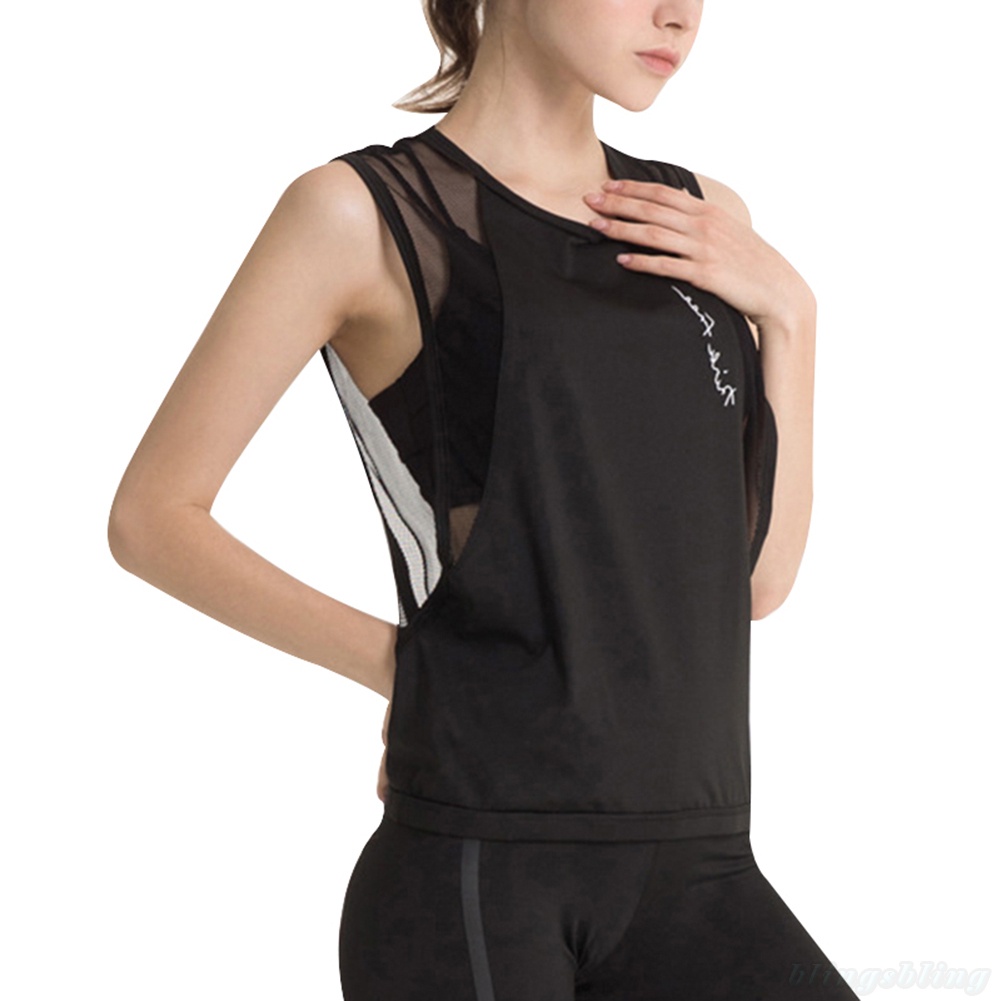 Áo Tank Top thể thao chất liệu thấm hút khô thoáng nhanh chóng