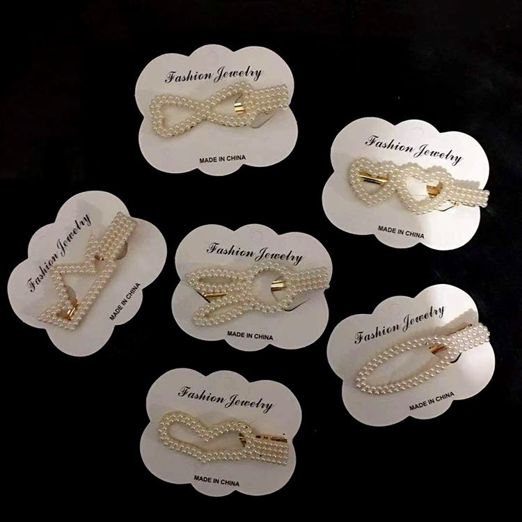 Kẹp Tóc Đính Hạt Ngọc Trai Thời Trang Cho Nữ