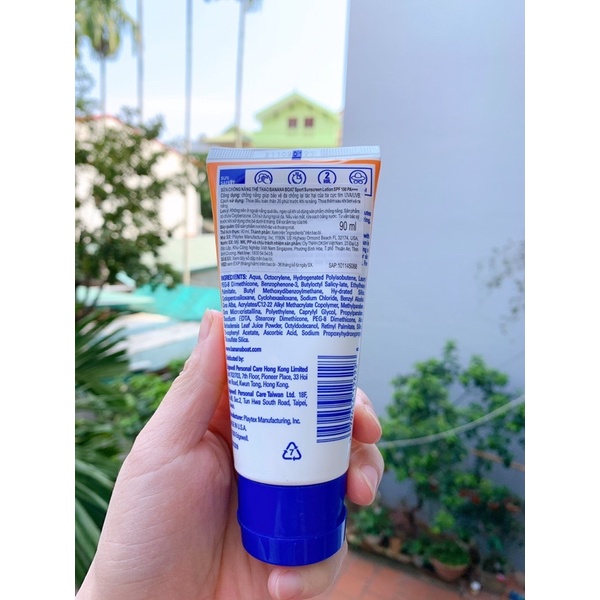 [USA New ] Kem Chống Nắng Banana Boat Sport Thể Thao SPF100,110 (90ml)_Hàng Chính Hãng