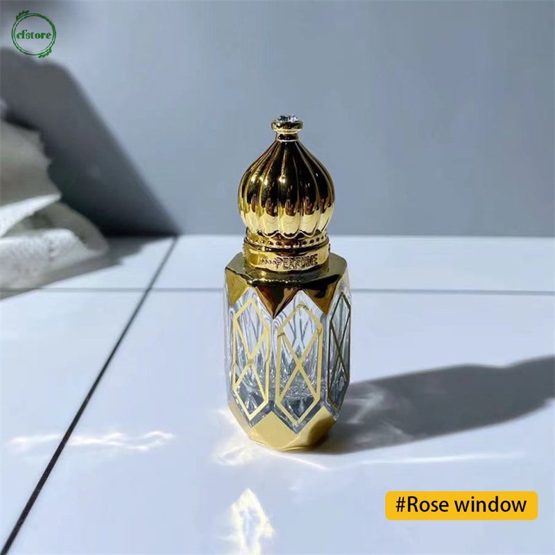 Lọ Thủy Tinh Rỗng 6ml Màu Vàng Đựng Nước Hoa Dạng Lăn Có Thể Cuộn Lại Mang Đi Du Lịch