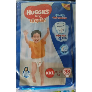 Tả quần huggies xxl 38 miếng