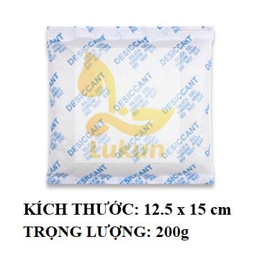 Gói Hút Ẩm Silicagel 2kg loại túi 1/2/3/4/5/10/20/50/100gr/200/500/1000g - Hạt chống ẩm LuKun