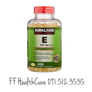 Viên Uống Vitamin E Kirkland Signature Vitamin E 400 IU 500 thumbnail