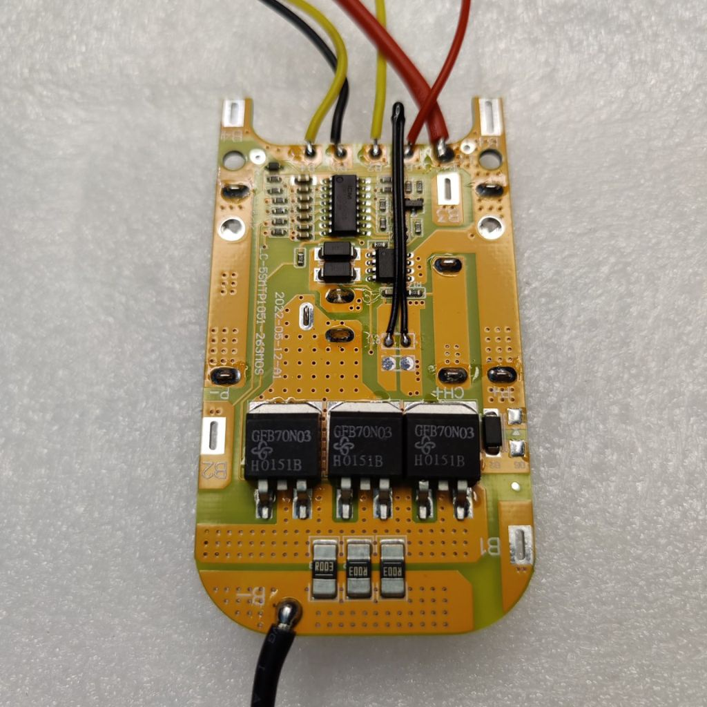 Mạch Pin Makita 5S 80a 3Fet Lớn Dành Cho Máy Tải Nặng. Chạy Máy 3 Chân, Ko Cần Hàn Diod.