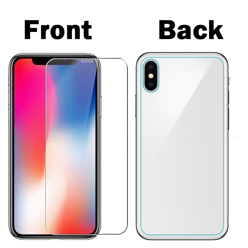 Set kính cường lực trước/sau ubảo vệ màn hình chống bể 9H HD cho for iphone 11 Pro