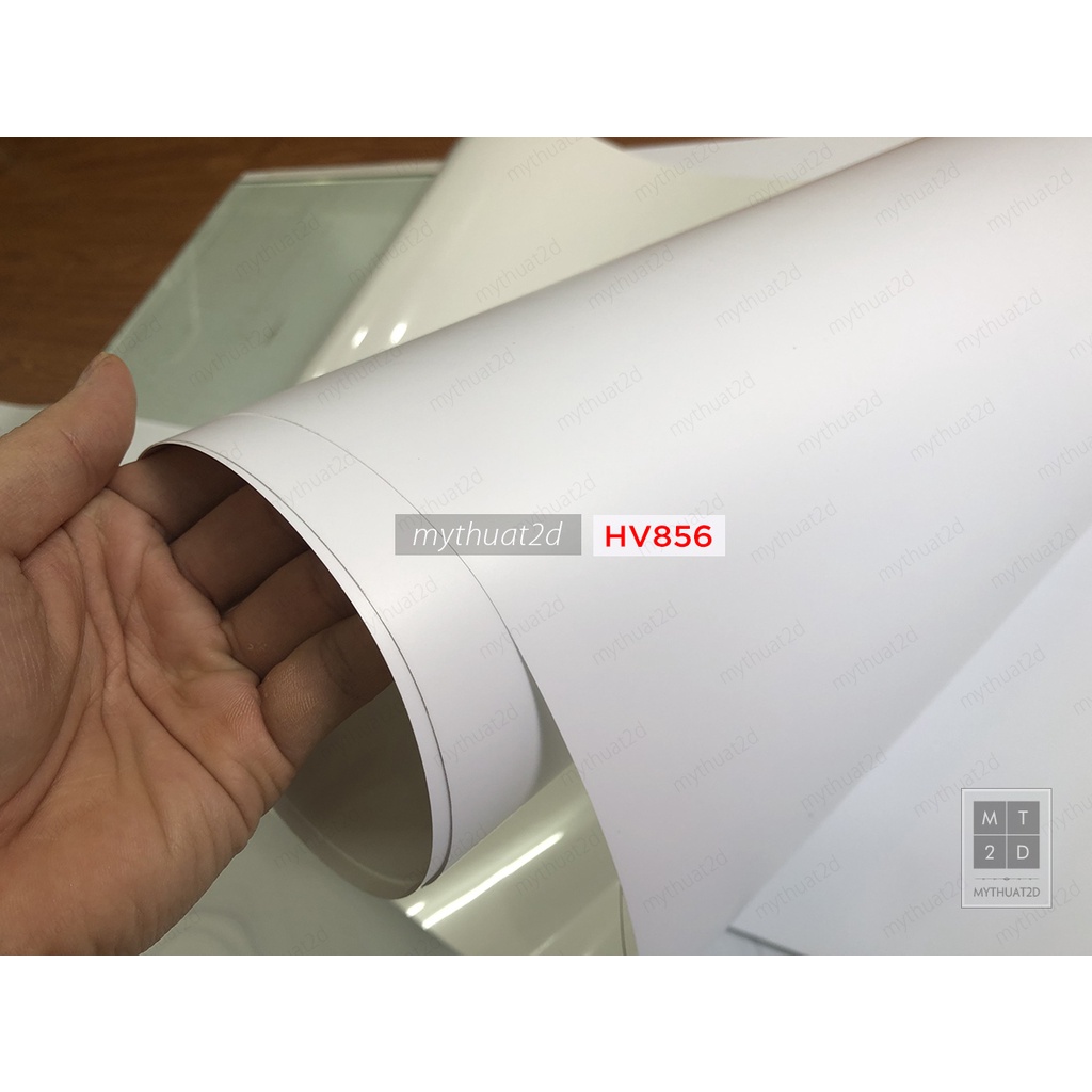 Decal dán tường dán bếp, không thấm nước, màu trắng trơn
