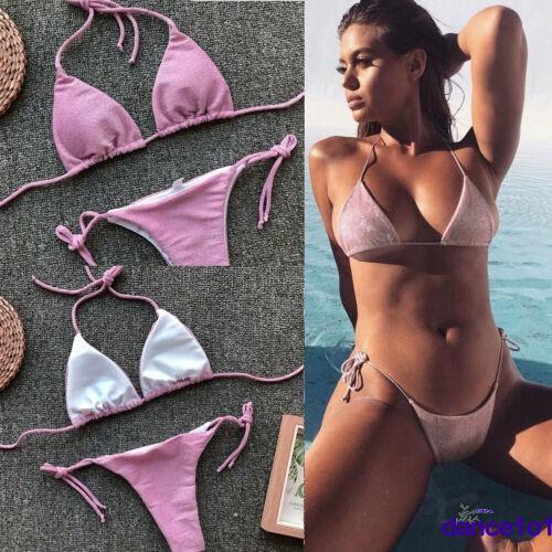 Bikini hai mảnh bằng vải chinlon có miếng độn ngực quyến rũ cho nữ