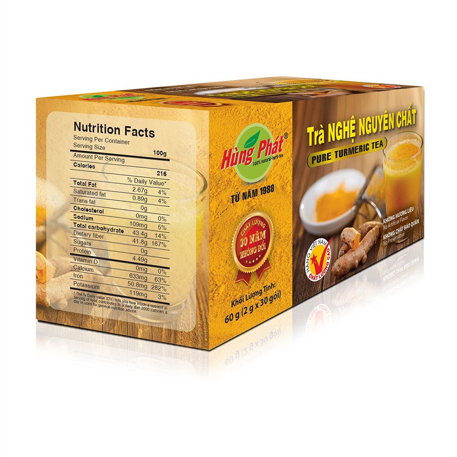Trà Nghệ Nguyên Chất (túi lọc) - Pure Turmeric Tea | BigBuy360 - bigbuy360.vn