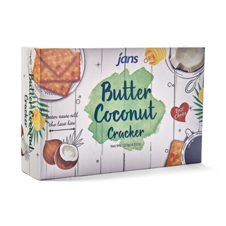 BÁNH DỪA JANS BUTTER COCONUT CRACKER 123G
