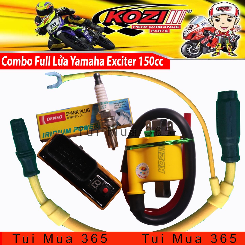 Độ Full Bộ Tứ Dàn Lửa cho Exciter 150cc &amp; Mx King - KOZI Malaysia