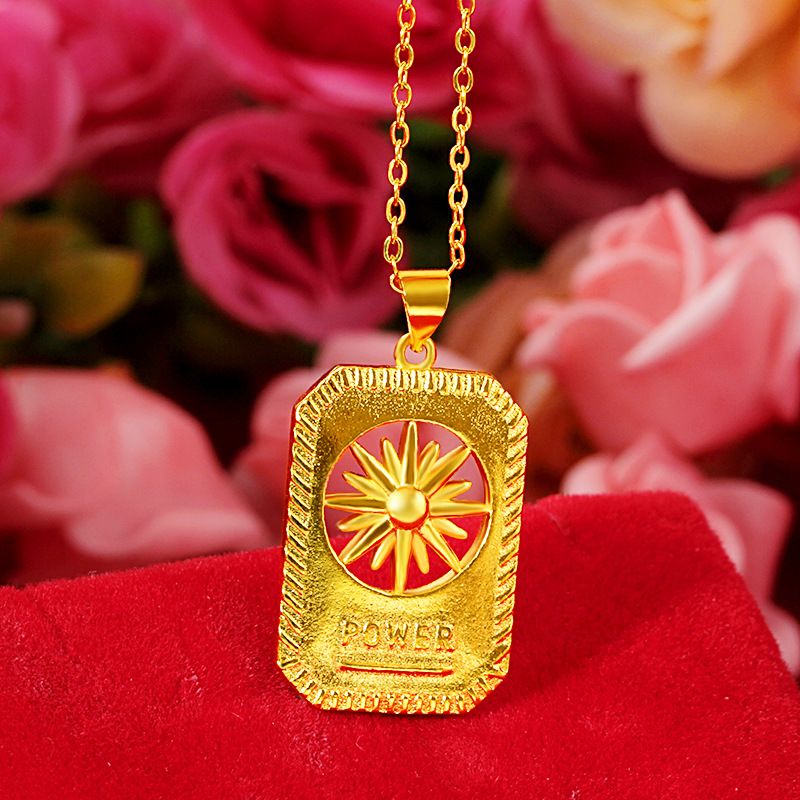 vietnam sand golden wisps empty leaf pendant sand golden necklaces for women one leaf knowing autumn necklace pendant