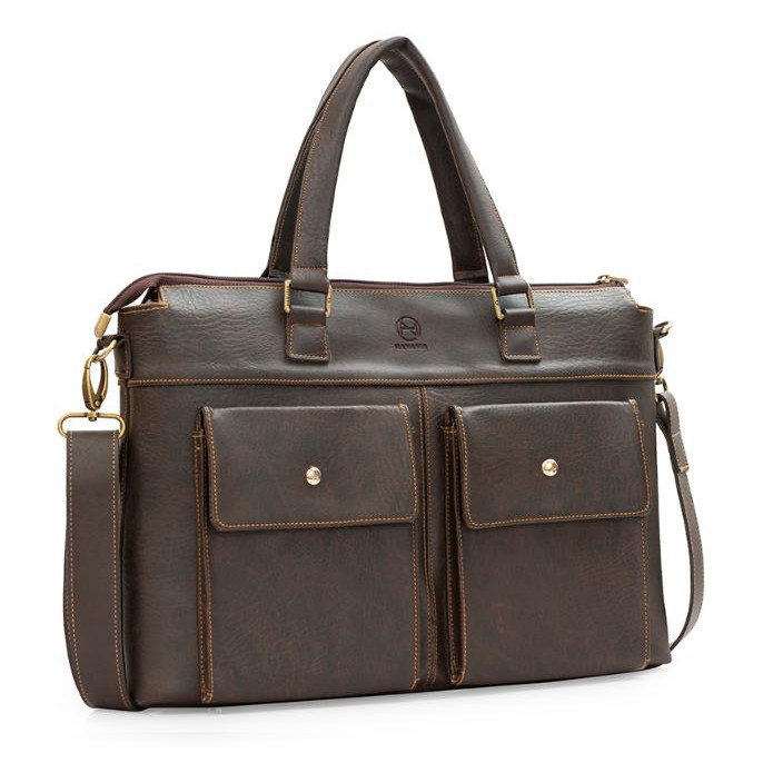 ‘’KIỂM TRA TRƯỚC KHI THANH TOÁN’’ Túi xách công sở cao cấp Hanama Dala 7s nâu cafe