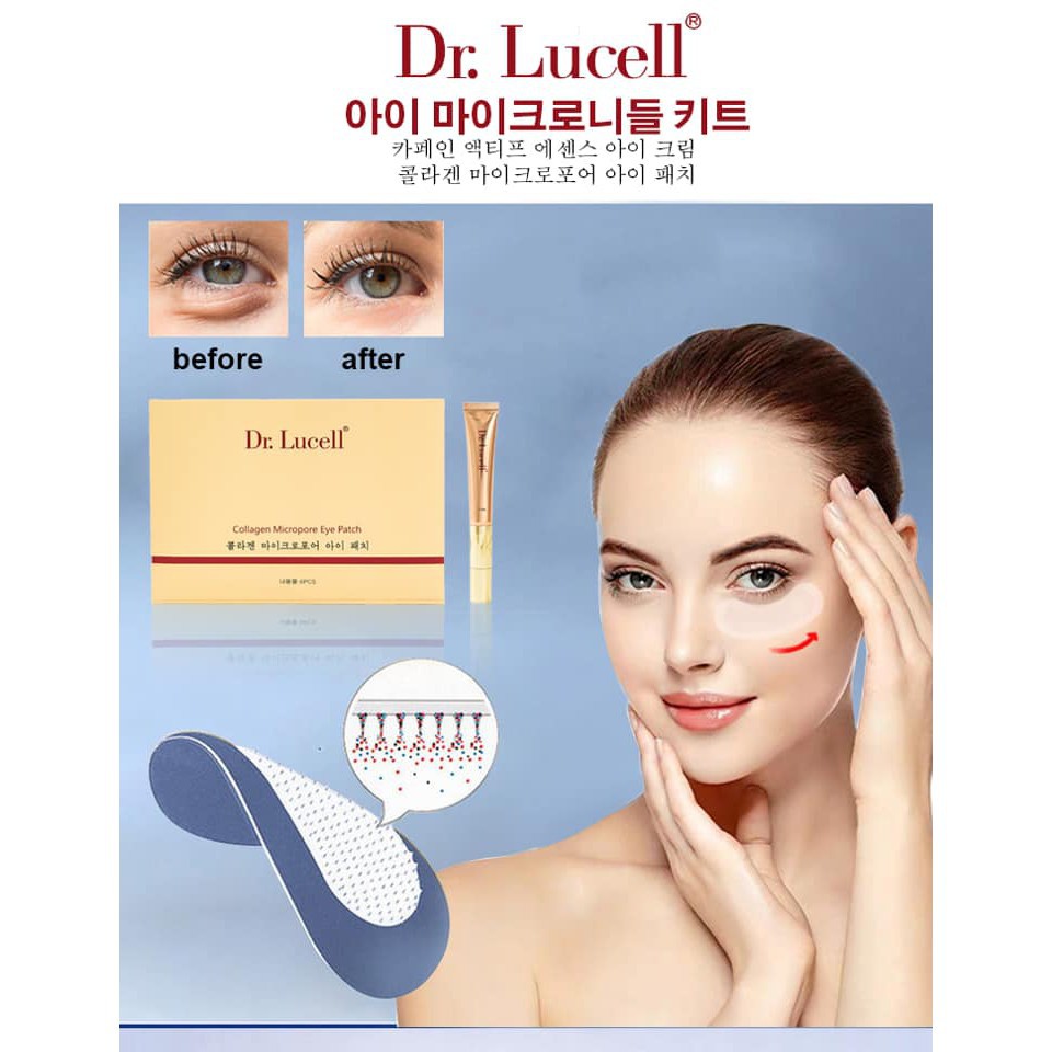 Bộ kem và mặt nạ dưỡng mắt Dr. Lucell