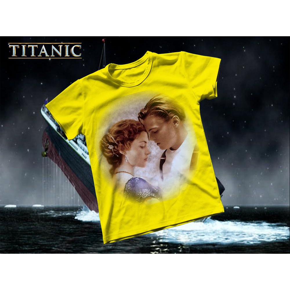 Áo thun Cotton Unisex - Movie - Titanic - Jack và rose
