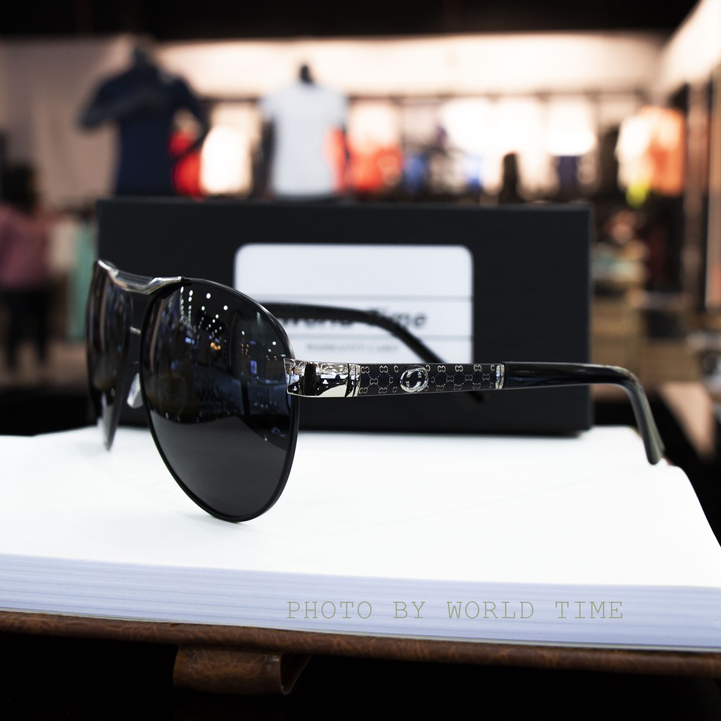 Kính mát nam G1103 đen tròng Polazied, chống lóa,Full box ,thời trang cao cấp bảo hành 12 Tháng | BigBuy360 - bigbuy360.vn