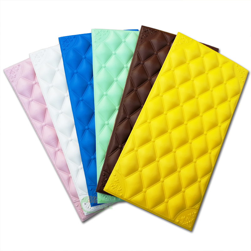 Miếng Dán Tường Giả Da 3d 60x30cm