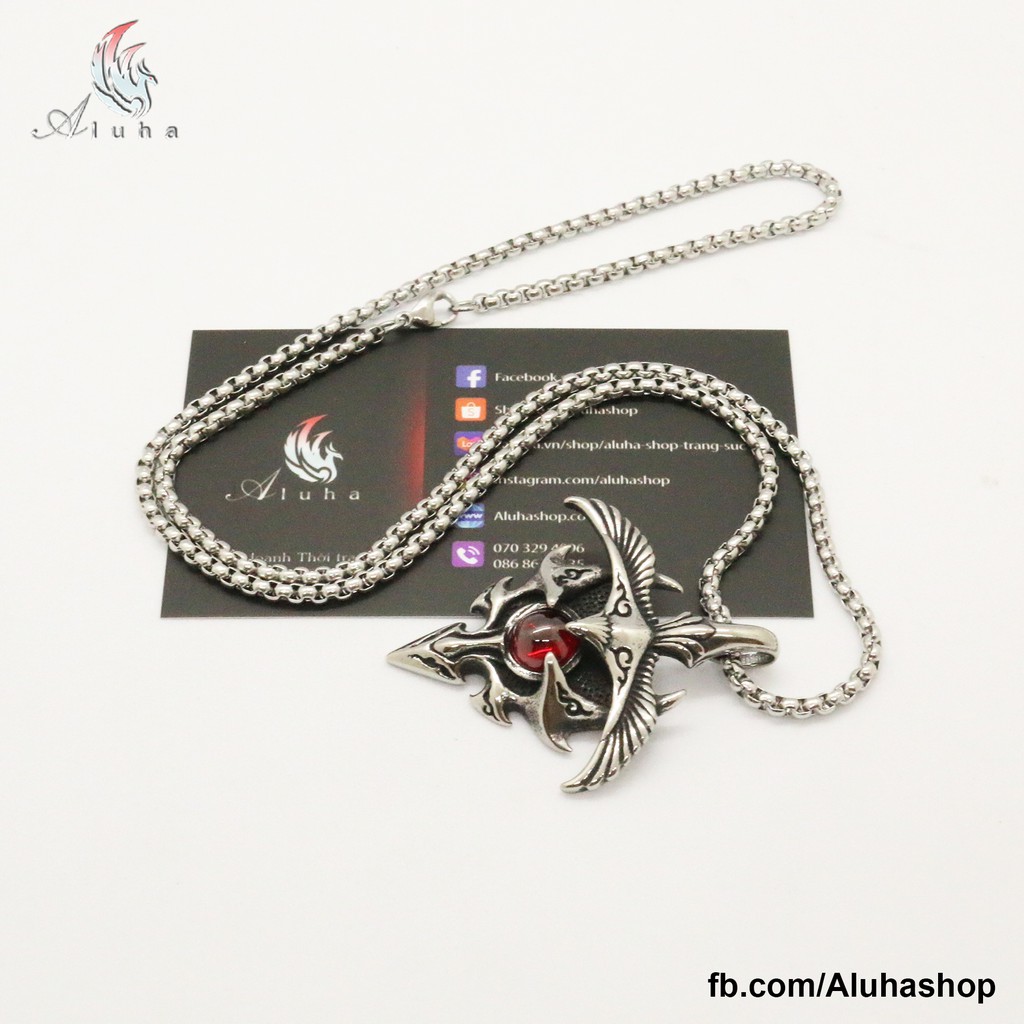 Dây chuyền Titan đại bàng Goro's Eagle Indian Necklace - NL080 - Aluha