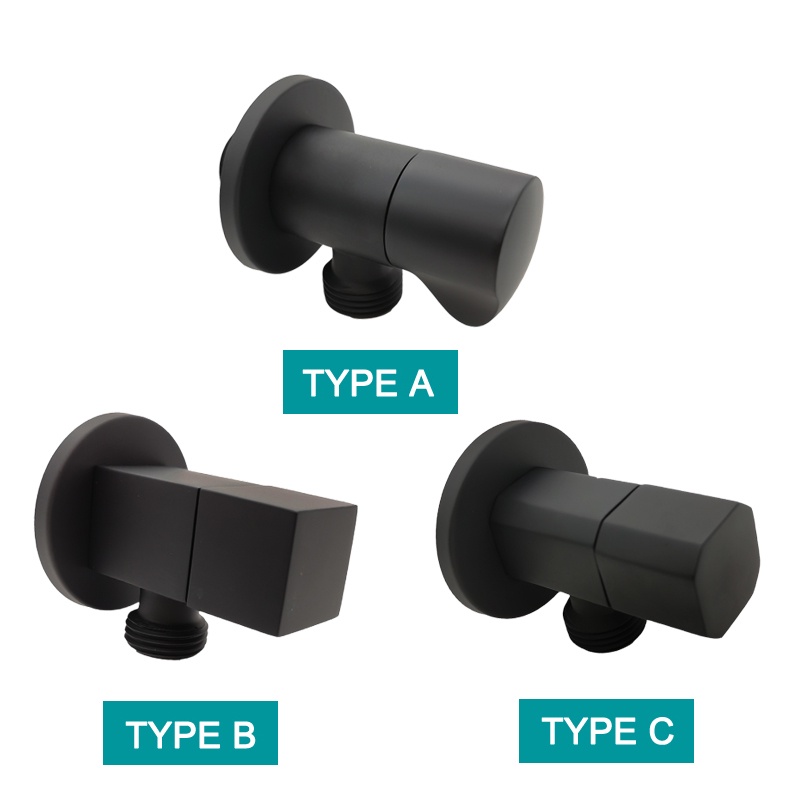 Đầu Nối Vòi Nước Bồn Rửa Chén G1/2 Hình Thiên Thần Màu Đen Chất Liệu Đồng Thau