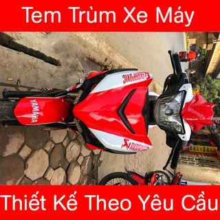 Tem trùm  exciter 150 Đỏ Trắng Ducati