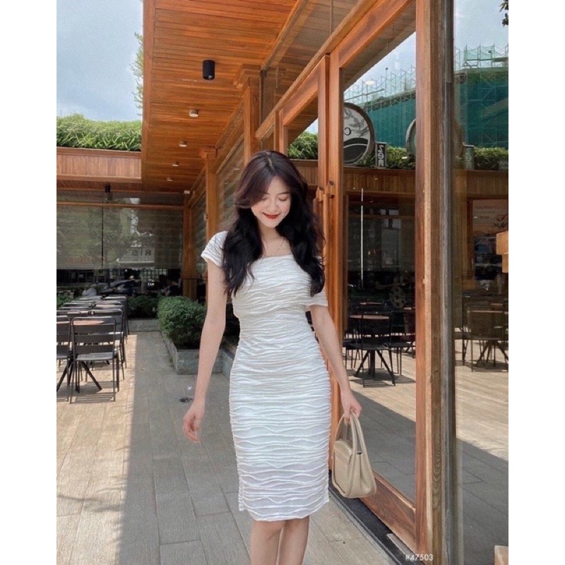 ĐẦM MIDI LƯỢN SÓNG VAI KIỂU