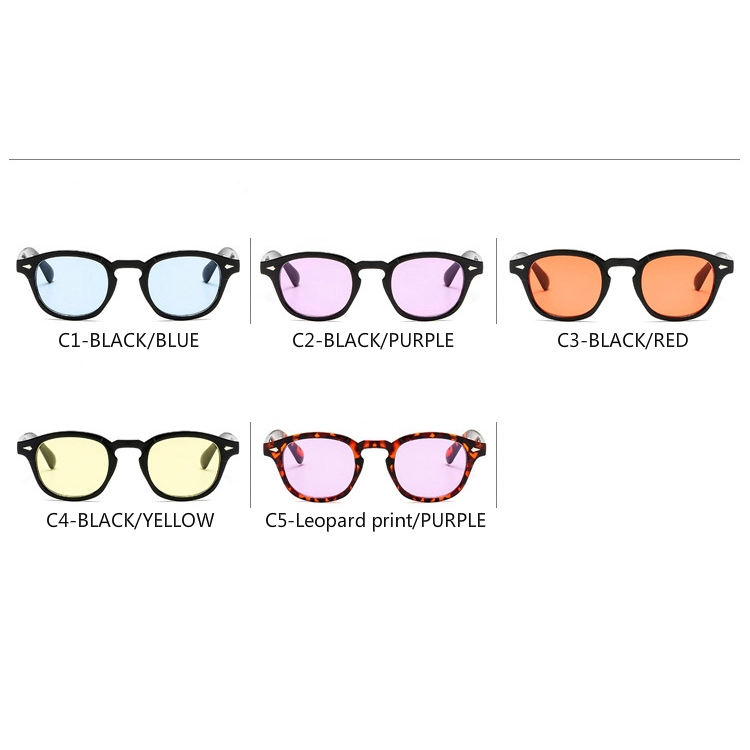 Kính mát bằng kim loại phong cách retro thời trang cho nam và nữ