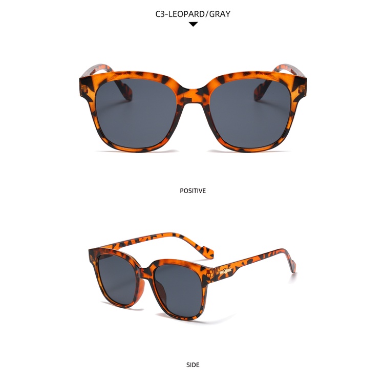 Kính mát gọng vuông phong cách đường phố Hàn Quốc thời trang