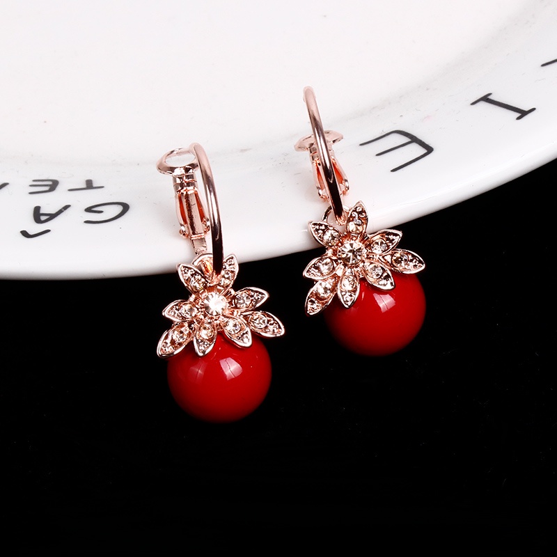 Bông Tai Dáng Dài Đính Ngọc Trai Phong Cách Hàn Quốc Thời Trang Cho Nữ