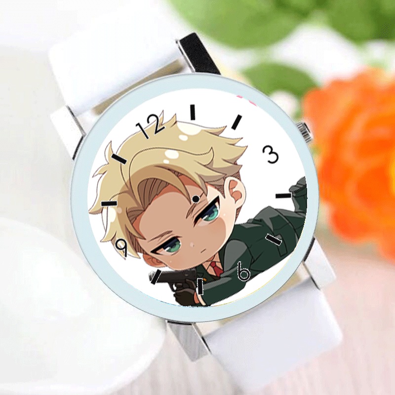 Đồng hồ đeo tay nam nữ in hình SPY x Family ver nằm gia đình điệp viên anime chibi thời trang dễ thương