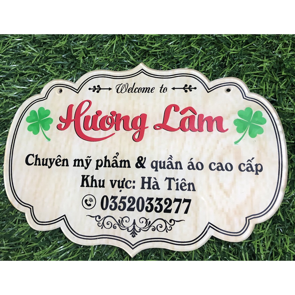 Bảng hiệu thiết kế theo yêu cầu - Free thiết kế
