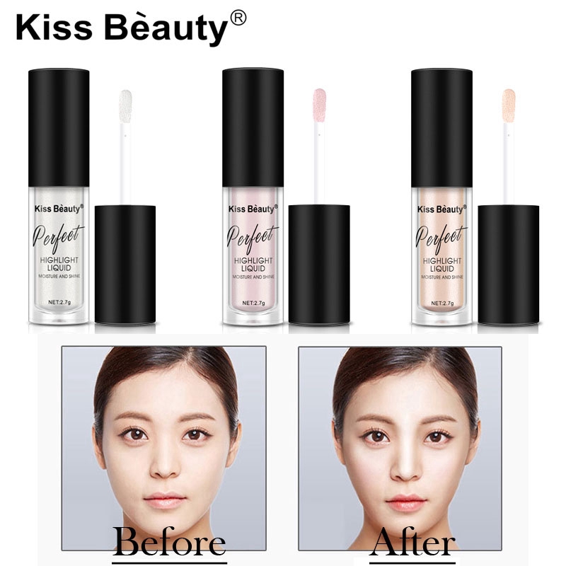 Kem Bắt Sáng / Tạo Khối Kiss Beauty Dạng Lỏng Làm Sáng Da Che Khuyết Điểm