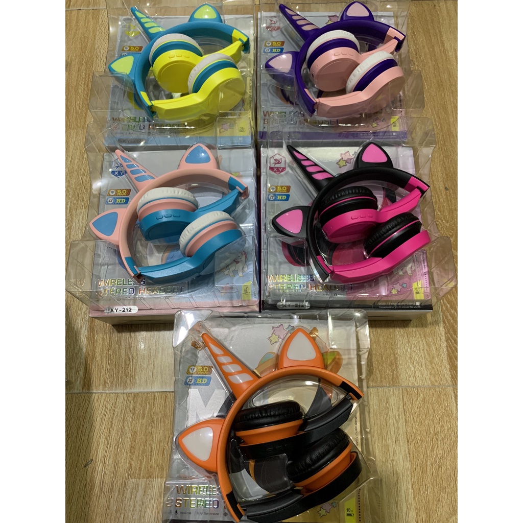 HEADPHONE UNICORN / TAI NGHE BLUETOOTH KÌ LÂN DỄ THƯƠNG  XY 212- FULL BOX