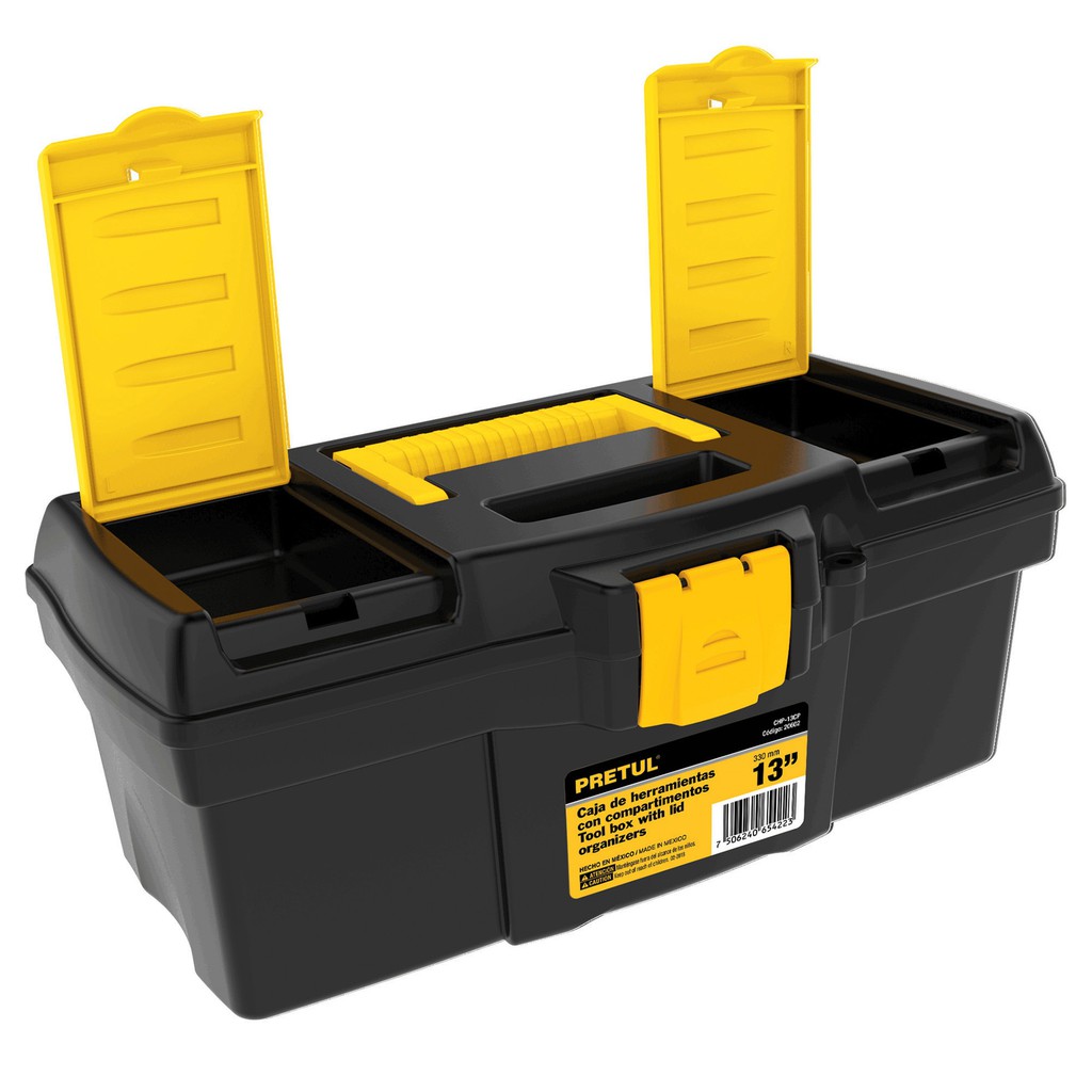 Thùng đồ nghề 13in - (33 x 18 x 13cm) Pretul - 20602 CHP-13CP
