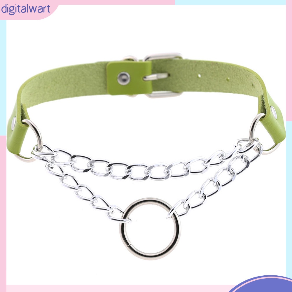 Vòng Cổ Choker Giả Da Thời Trang Cá Tính Cho Nam / Nữ