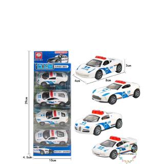 ღWSVღ4Pcs Pull Back Racing Cars for Kids Friction Powered Car Toy