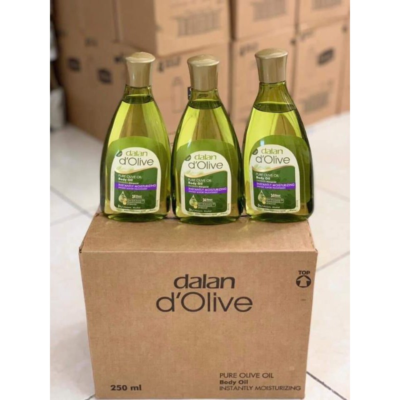 Tinh dầu Massage Dưỡng Ẩm Toàn Thân Ô Liu Dalan D’Olive Olive Oil Body Oil 250ml