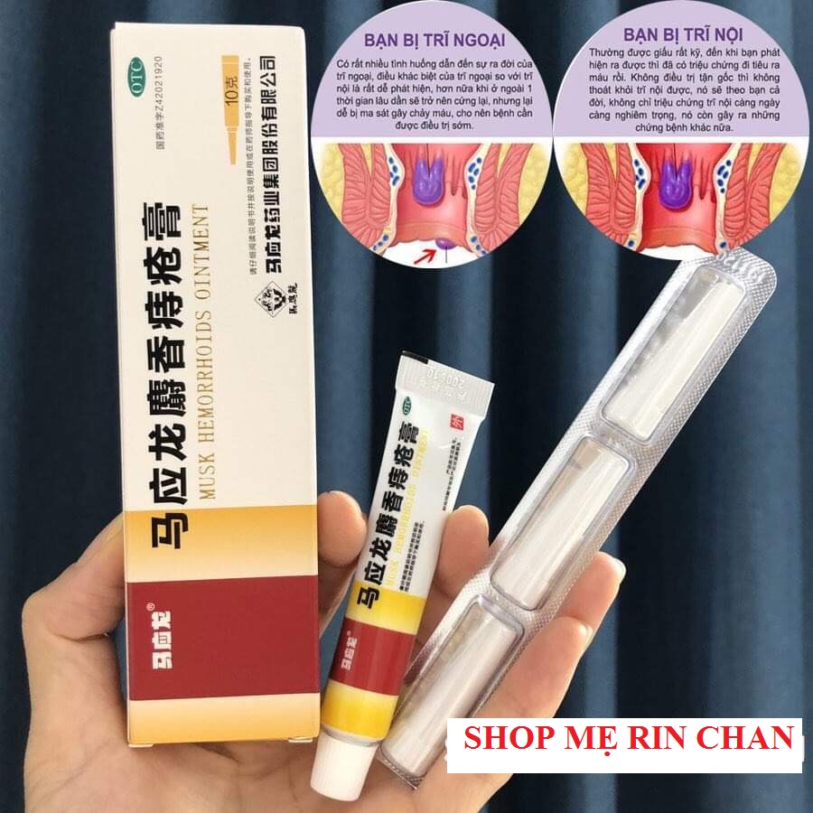 Kem bôi tr.ĩ nội ngoại Musk Hemorroids Ointment chuẩn OTC tuýp 10g