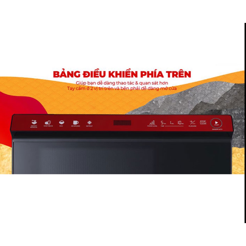 Lò vi sóng điện tử SHARP R-2235H-R - Hàng Chính Hãng
