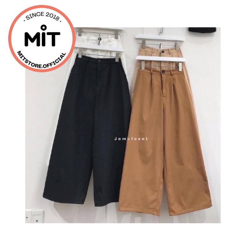 quần dài ống suông dáng culotes