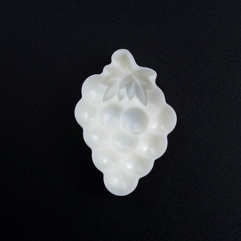 Khuôn Cắt Bánh Trung Thu Bằng Nhựa Hình Chùm Nho 3D DIY 25g Hoặc 50g