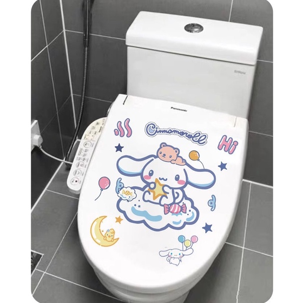 Sticker Pvc Dán Tường Chống Nước In Hình Cinnamoroll Dễ Thương Thời Trang 2022