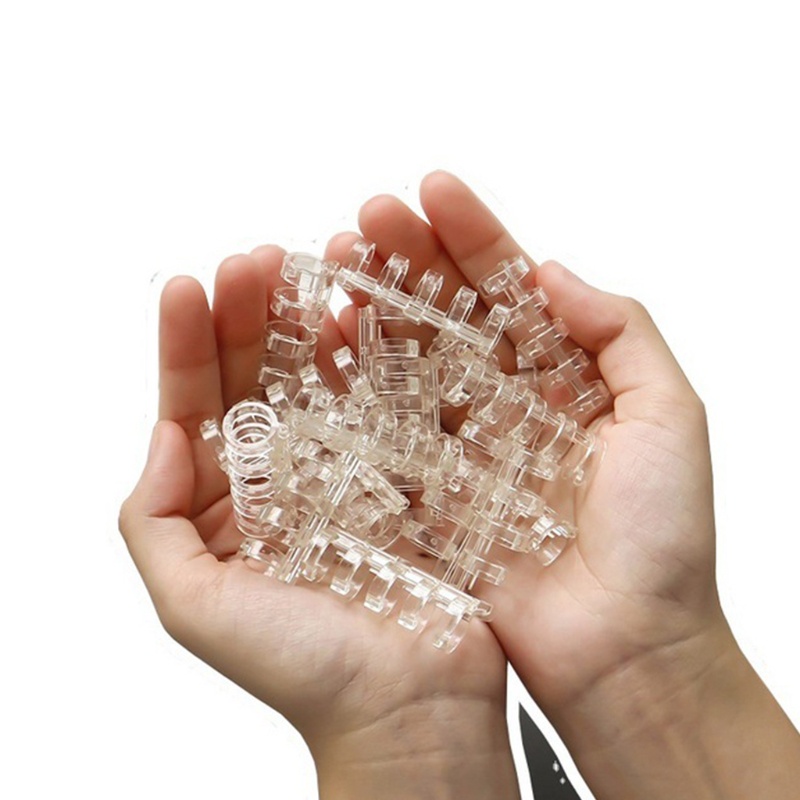 Goo Set 10 Kẹp Cố Định Tóc 5 Vòng 5 Vòng Nhiều Màu Sắc Đa Năng