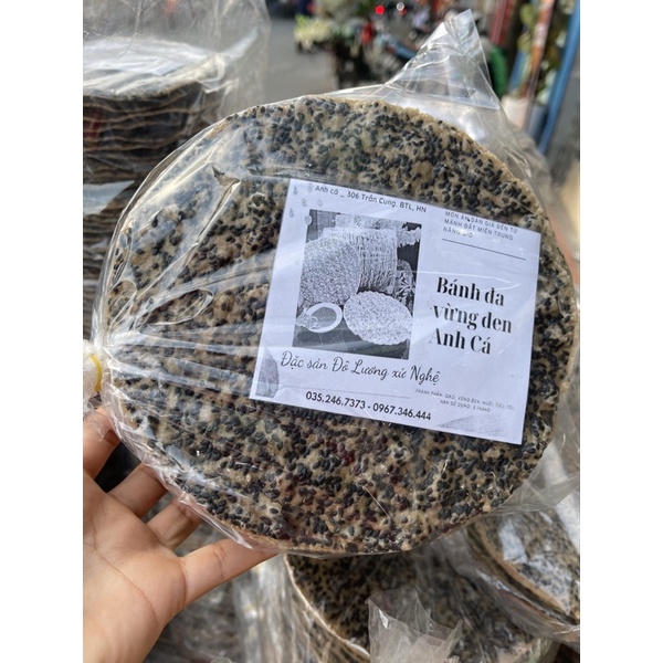 Bánh Đa Đô Lương Nghệ An nhiều vừng loại 1, 10 chiếc/túi hàng ngon giá tốt nhất