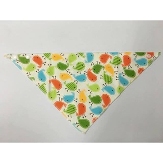 KHĂN QUÀNG CỔ TAM GIÁC CARTER 2 LỚP COTTON KHUY BẤM