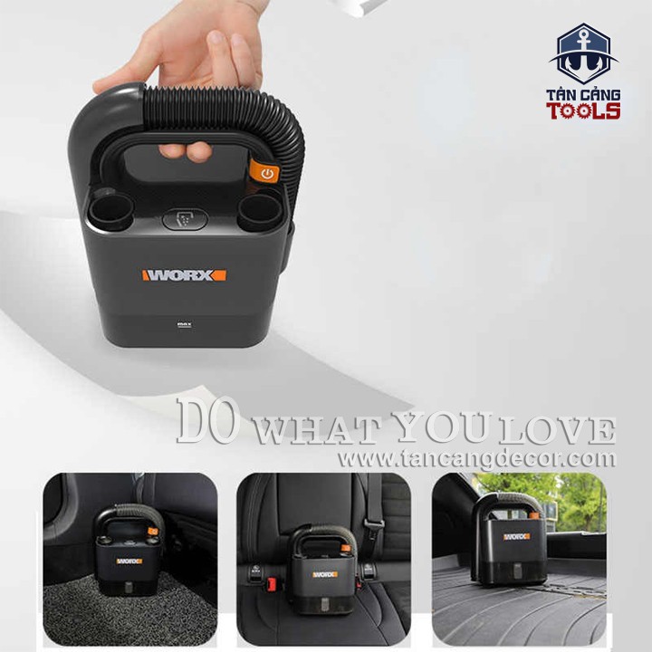 Body Máy Hút Bụi Mini Worx WX030.9 20V