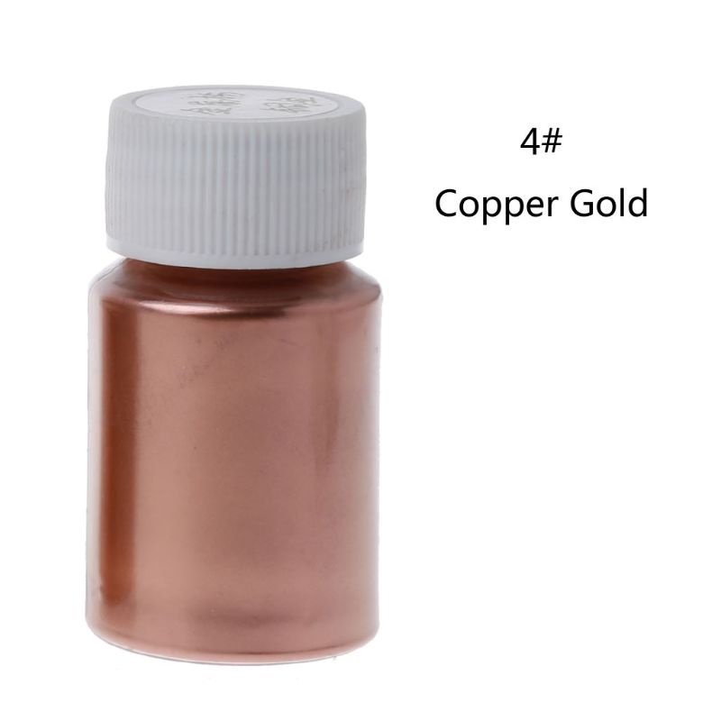 Blg️ Bột Màu Đồng Thau Kim Loại Nhuộm Màu Trang Sức Tông Màu Ngọc Trai Mica Làm Xà Phòng Epoxy Resin